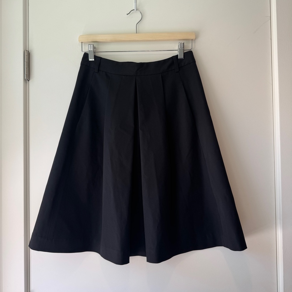 Classic Black A-Line Skirt - Women's
